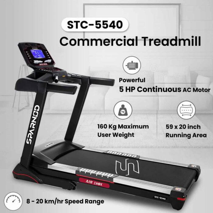 Sparnod AC motor Commercial treadmill price in pakistan
