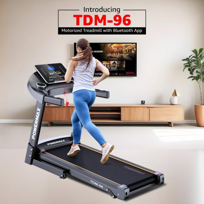 POWERMAX TDM 96) Treadmill For Home Use
